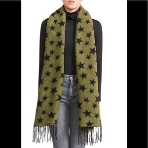 Olive Star Scarf